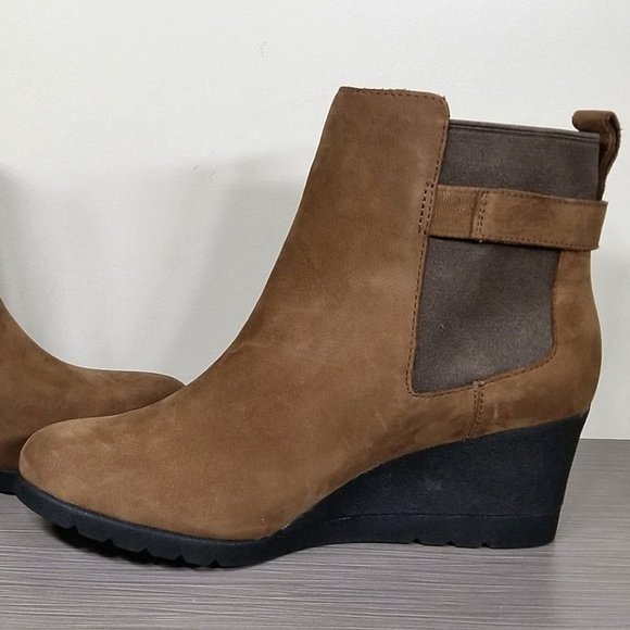 UGG Indra Waterproof Boot, Brown Leather, Womens Size 7.5 / 38.5 - Picture 6 of 10
